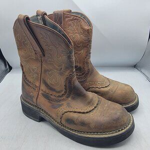 Ariat Fatbaby Womens Size 7 B Brown Boots Cowgirl Western Equestrian